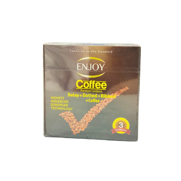 ENJOY Coffee Flavor Condoms – Pack of 3