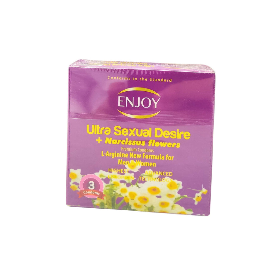 ENJOY Sexual Desire Condoms 3pcs – ENJOY