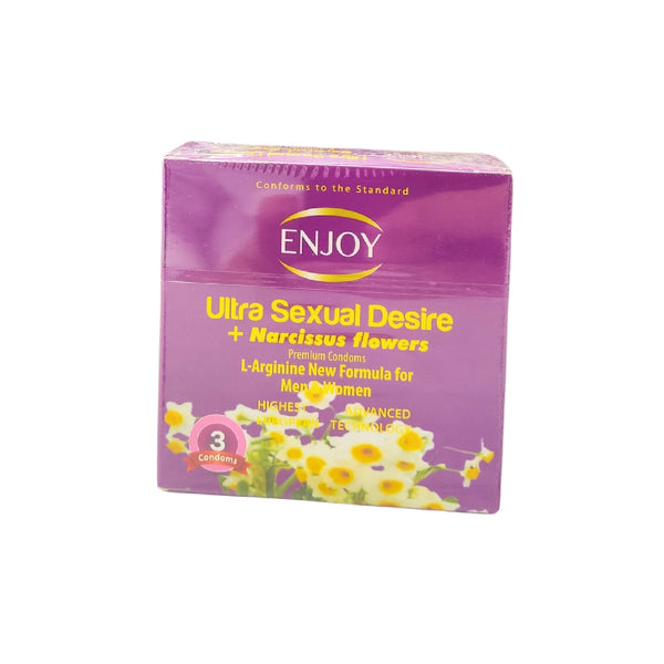 ENJOY Sexual Desire Condoms 3pcs – ENJOY