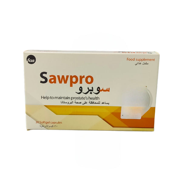 Sawpro  30 Capsules For Prostate Health