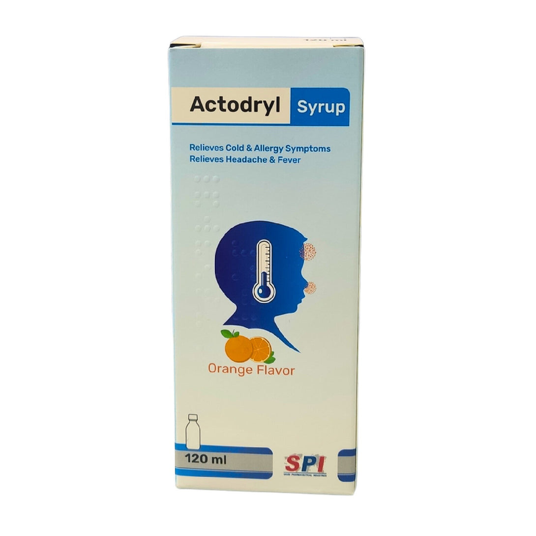 ACTODRYL 120ML ALLERGY RELIEF SYRUP