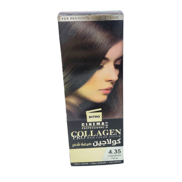 Collagen Pro Hair Color Chocolate 4.35