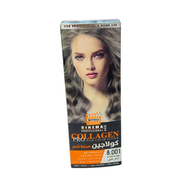 Collagen Pro Hair Color Sliver Blond 8.001