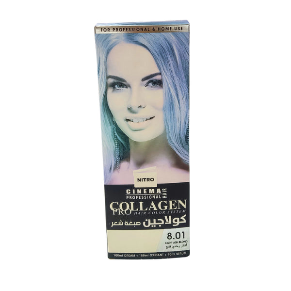 Collagen Pro Hair Color Light Ash Blond 8.01