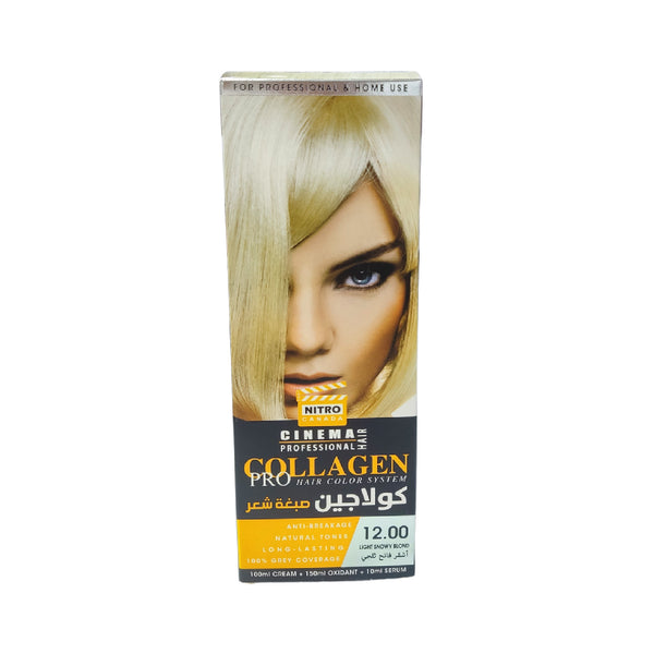 Pro Collagen Hair Dye Light Snowy Blonde 12.00