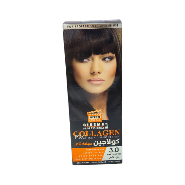 Collagen Pro Hair Color Dark Brown 3.0