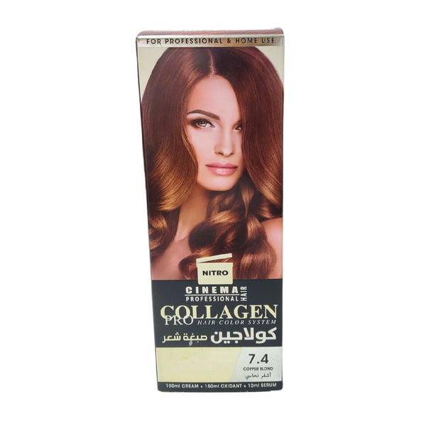 Collagen Pro Hair Color Copper Blond 7.40