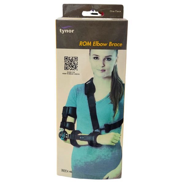 TYNOR E46 Uni ROM Elbow Brace – Stabilizes the Elbow During Recovery