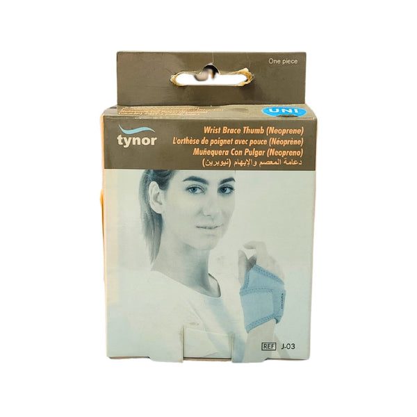 TYNOR J03 UNI Wrist Brace Thumb – Supports Proper Alignment and Reduces Pain