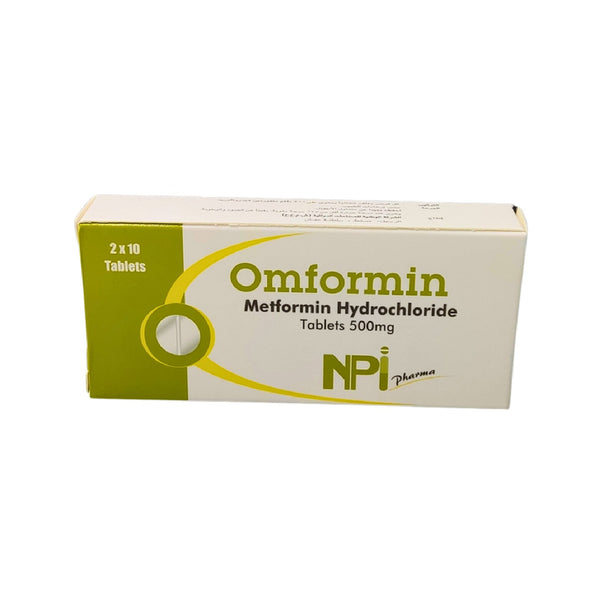Omformin 500mg 20 Tablets