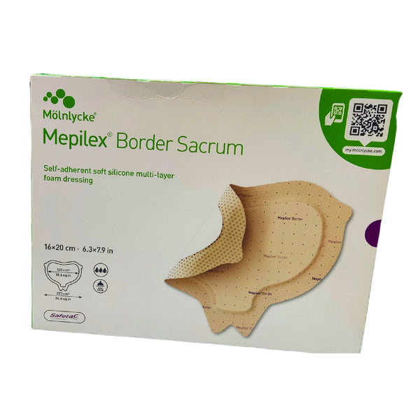 Mepilex 16 X20Cm Border Sacrum 5Pcs