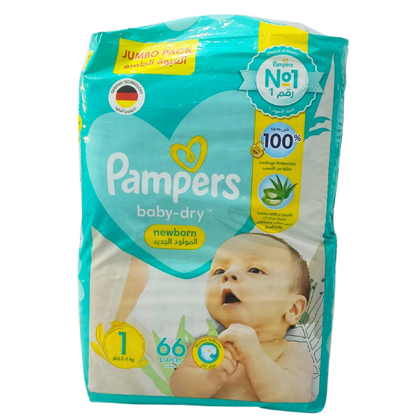PAMPERS OLD VALUE PACK SIZE 1, 66PCS