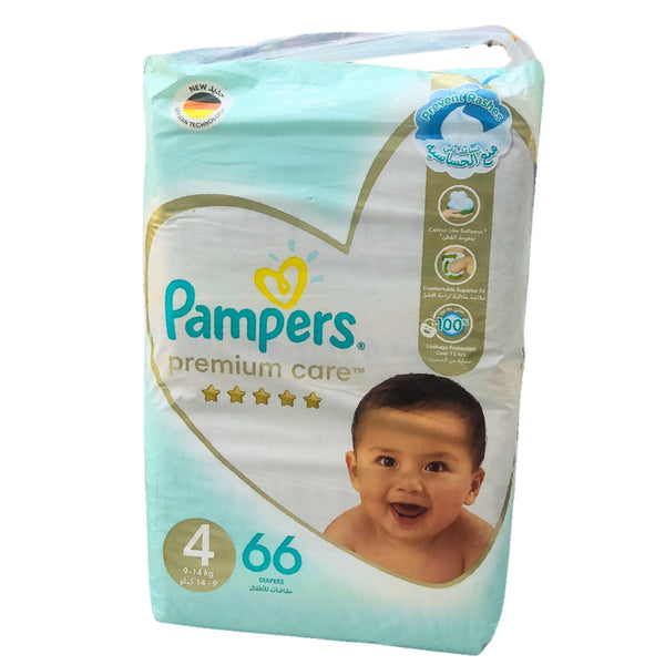 PAMPERS WHITE MEGA PACK SIZE 4, 66PCS