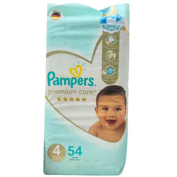 PAMPERS WHITE PACK SIZE 4, 54PCS