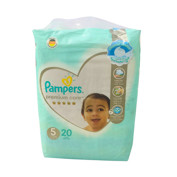 PAMPERS SIZE 5 WHITE 20PCS