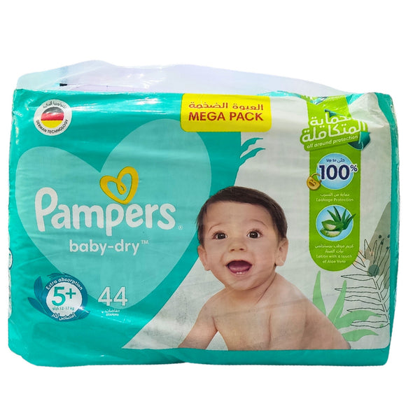 PAMPERS VALUE BOX SIZE 5+, 44 DIAPERS