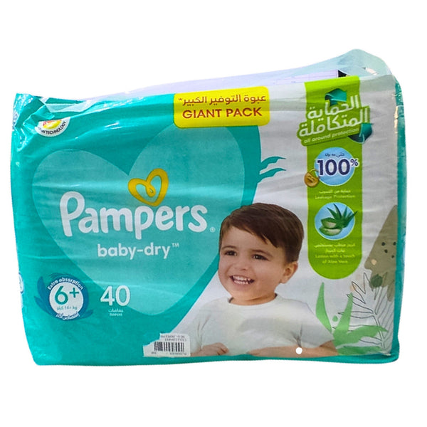 PAMPERS SIZE 6+ VALUE PACK – 40PCS
