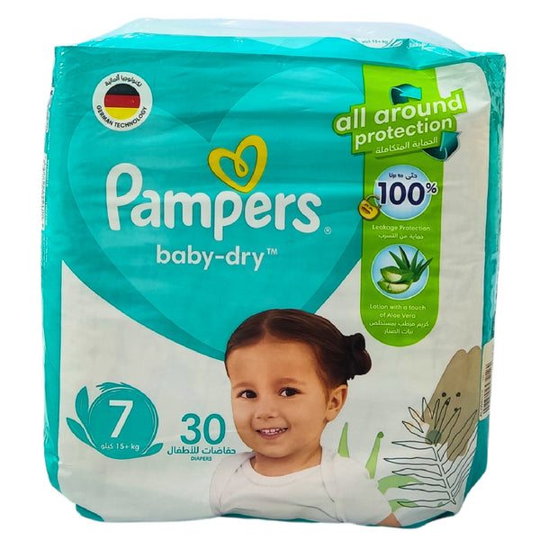 PAMPERS SIZE 7, 30PCS