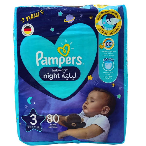 PAMPERS NIGHT COMFORT MEGA SIZE 3 – 80PCS