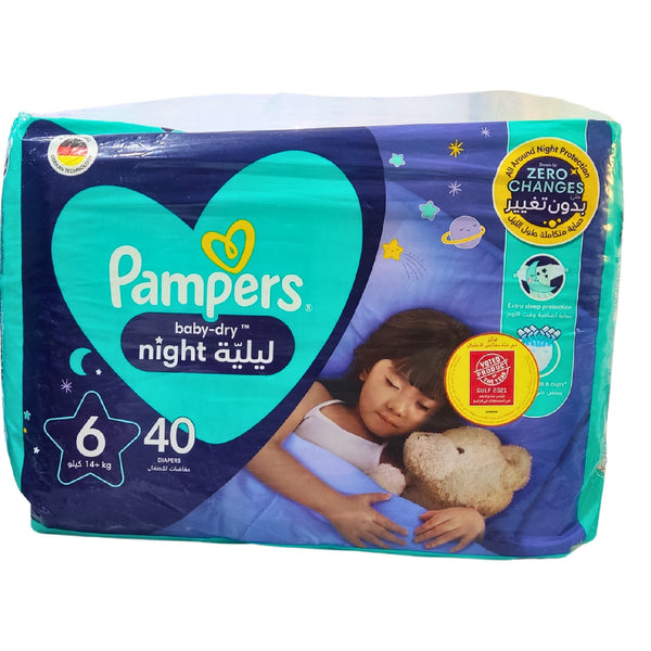 PAMPERS MEGA PROTECTION SIZE 6 – 40PCS NIGHT