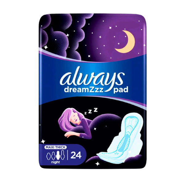 Always Night – 6 x 24 Pads for Overnight Protection