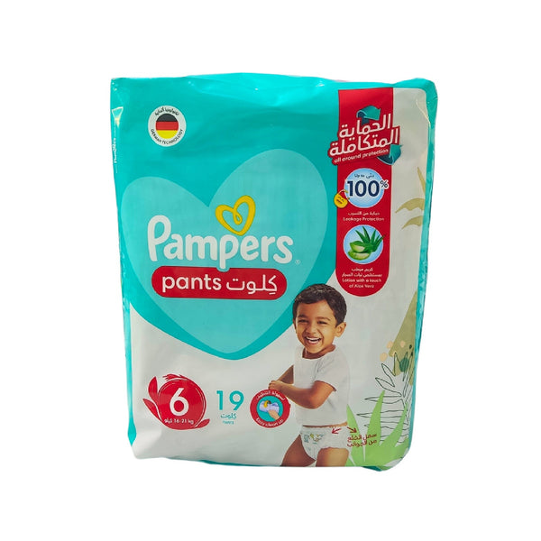 PAMPERS CULLOTTE SIZE 6 – 19PCS