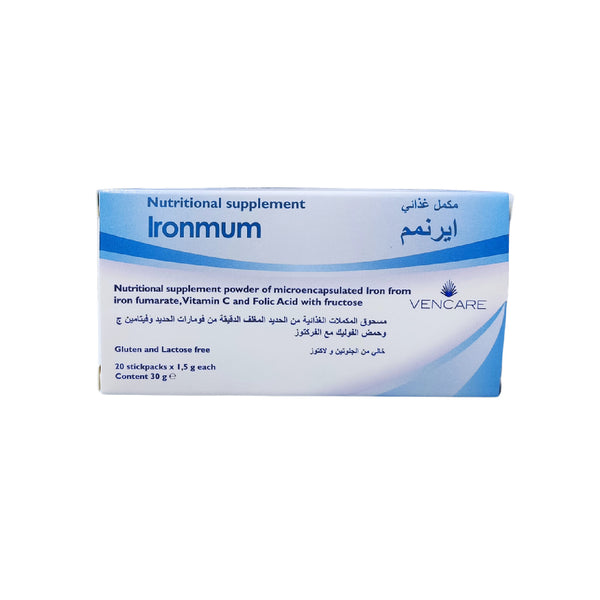 ironum nutritional supplement 30 gm