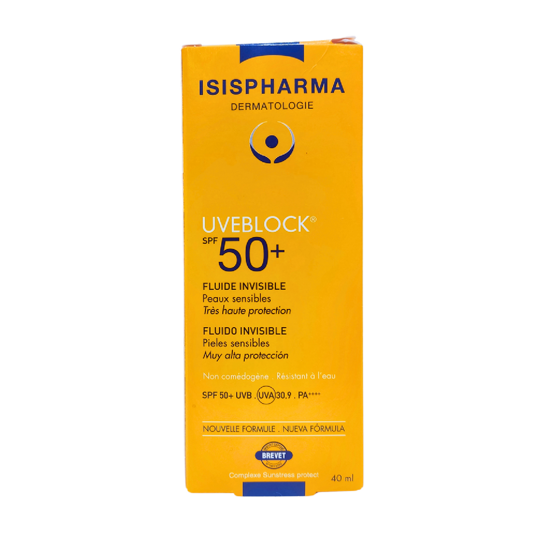 Uvebock Invisible Fluid +50 SPF – 40ml