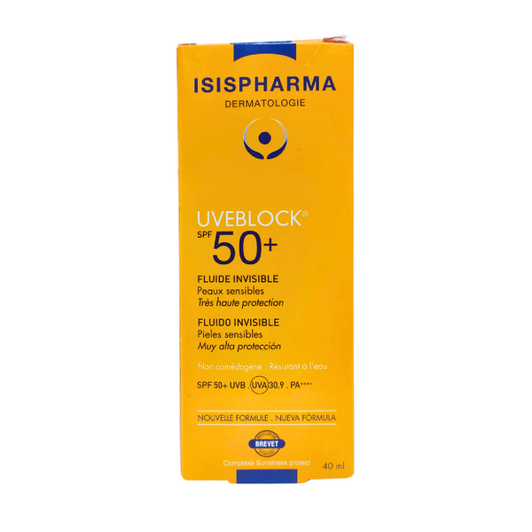 Uvebock Invisible Fluid +50 SPF – 40ml