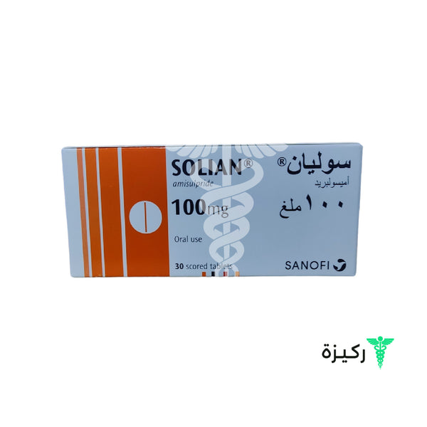 Solian 100 Mg 30 Tablets