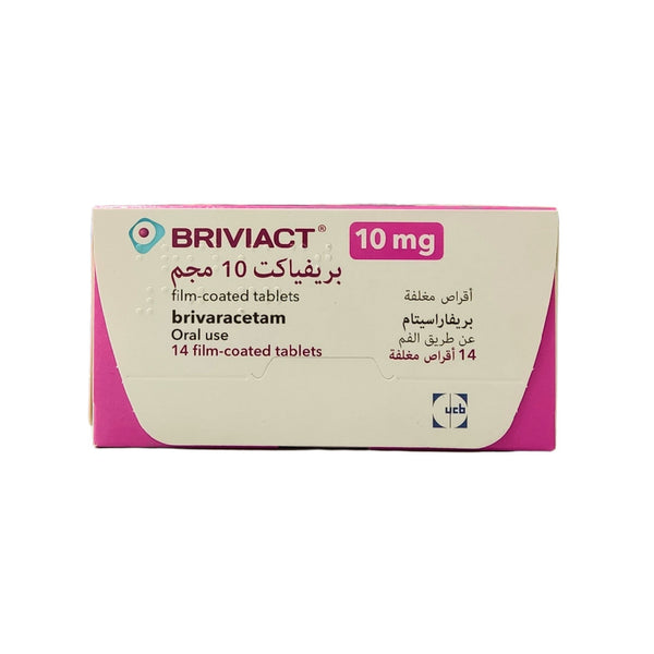Briviact Brivaracetam 10mg 14 Tablets