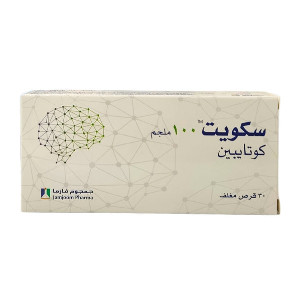 Squet Quotapine 100mg 30 Tablets