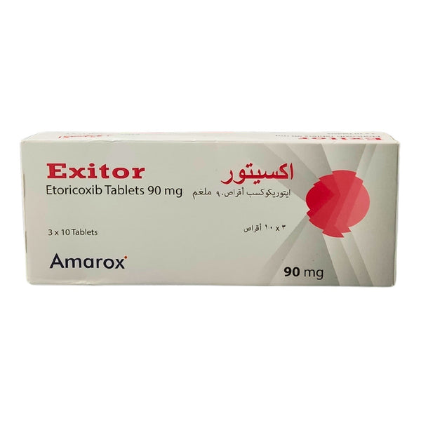 Exitor 90MG tablet anti-inflammatory 30 Tabs