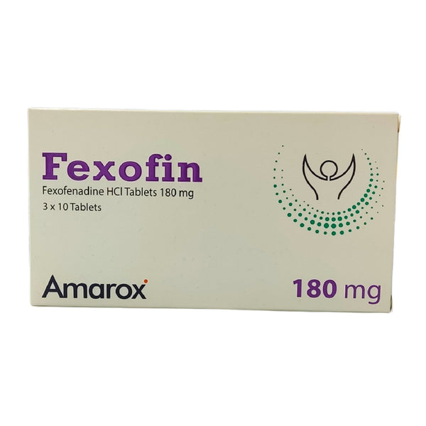 Fexofin 180mg 30 Tablets