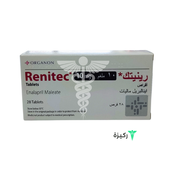 Renitec 10 Mg  Enalapril Maleate For Lowering Blood Pressure 28 Tab