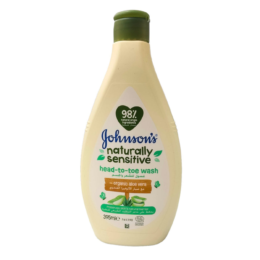 JOHNSON’S Naturally Sensitive Head-to-Toe Wash 395ml