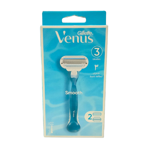 Venus Razor – 3 Blades With Smooth Shaving Gel (For Women)