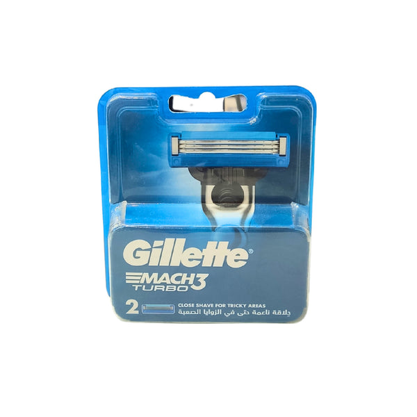 Gillette Mach3 Turbo 3D – Smooth Shave With 3D Flex (2 Pcs)