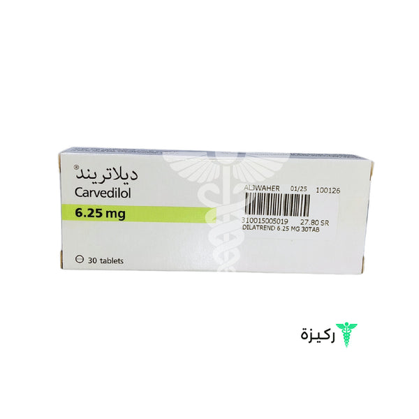 Dilatrend Tablets 6.25 Mg