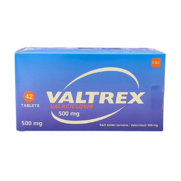 Valtrex 500Mg  42 Tablets