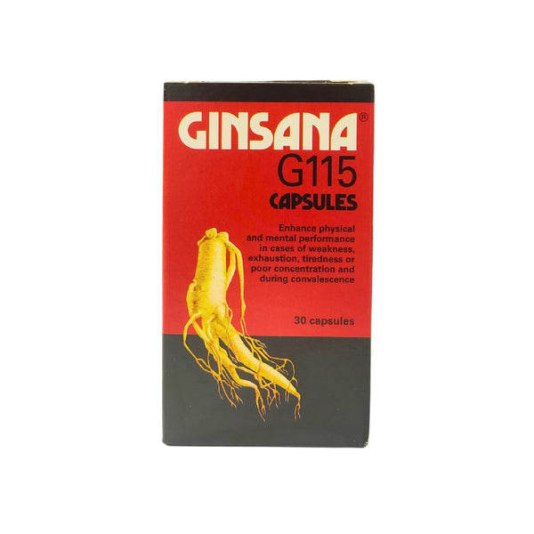 Ginsana 30 Capsules for Immune Support