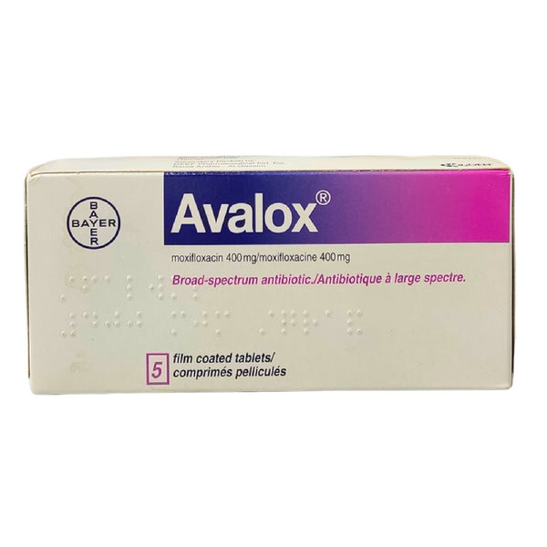 Avalox 400mg 5 Tablets