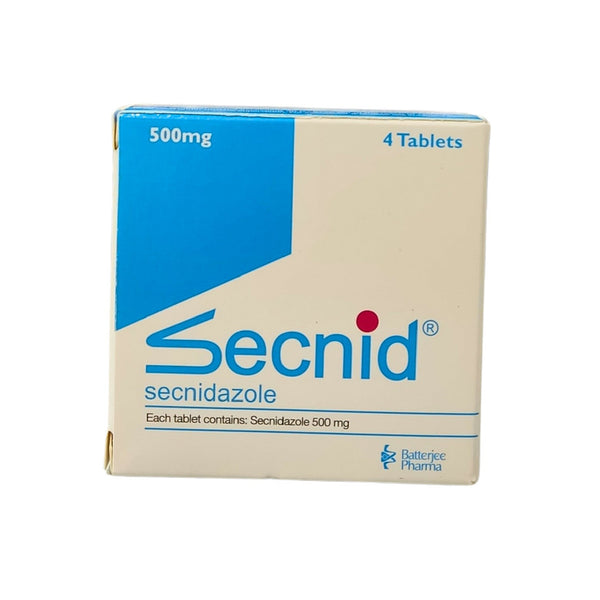 Secnid Secnidazole 500mg 4 Tablets