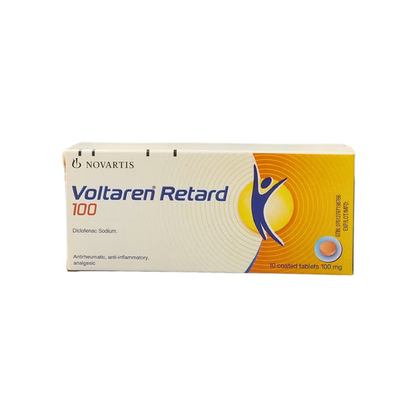 Voltaren Retard 100MG tablet for pain 10 Tabs