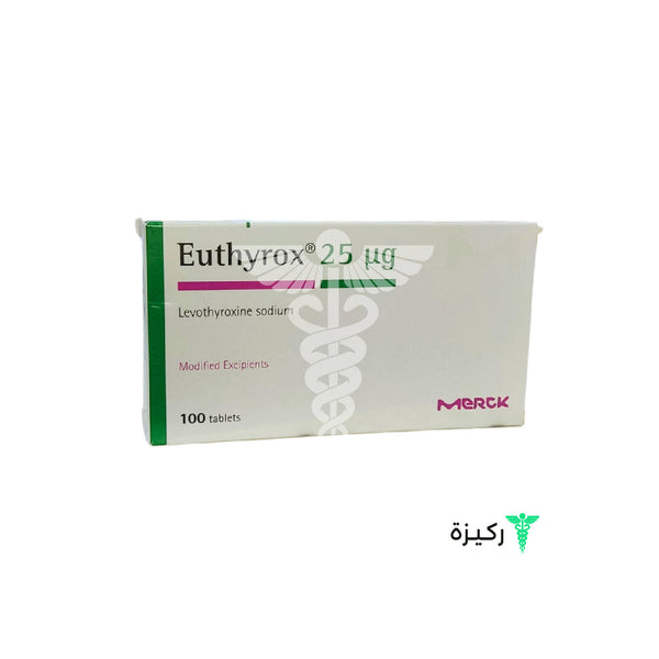 Euthyrox 25 Mcg 100 Tablets