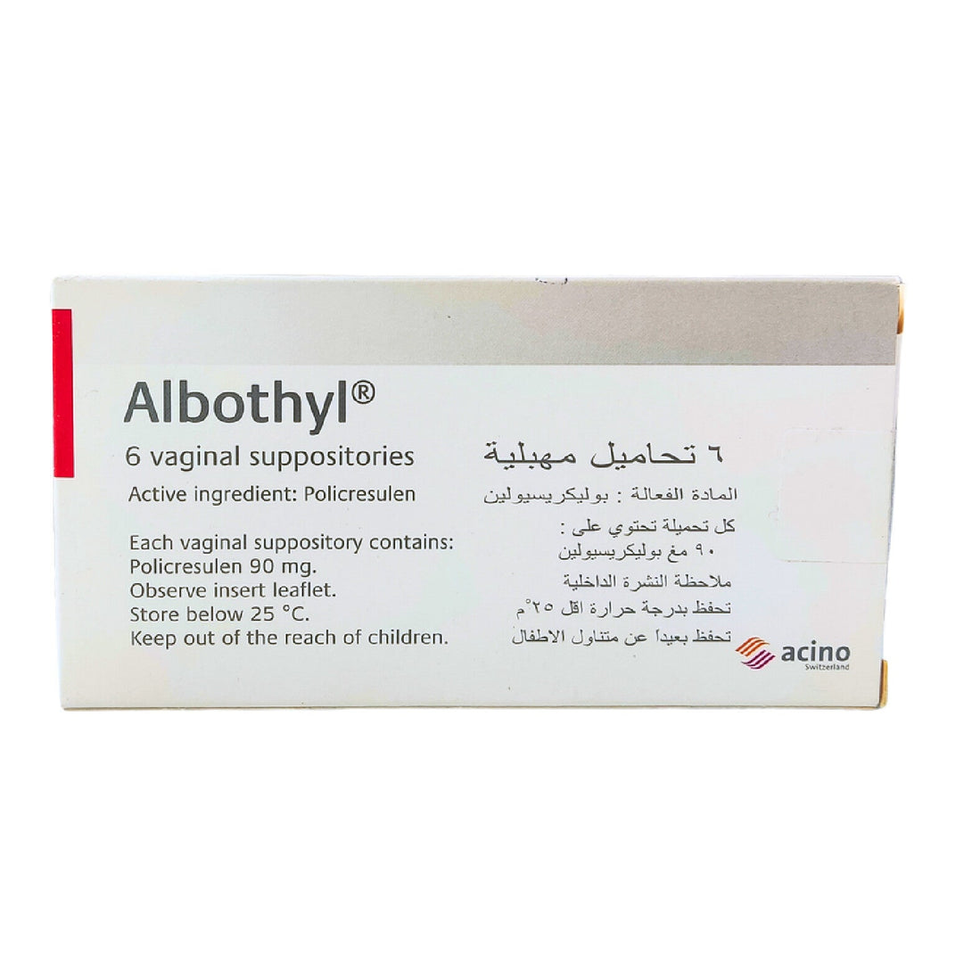 Albothyl-Vaginal-6-Suppositories