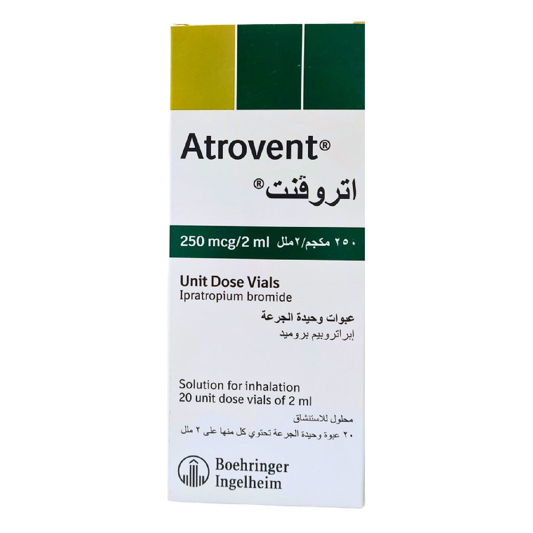 Atrovent 250mg 20 Amps for Bronchodilation