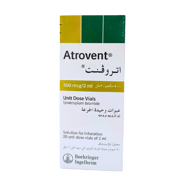 Atrovent 500mg 20 Vials for Bronchodilation