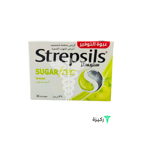 Strepsels Lemon Sugar Free 36Tab