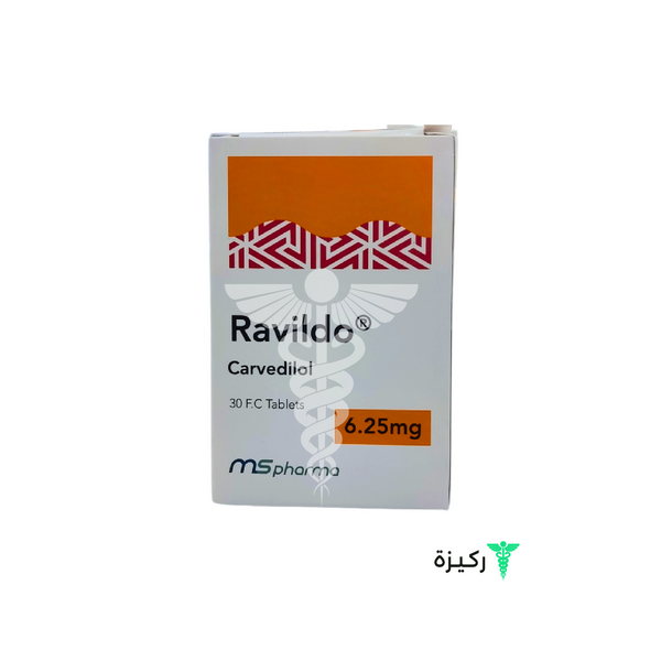 Raveldo 6.25 Mg 30 Tablets